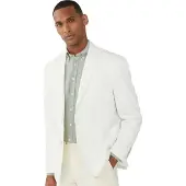 Hackett London para homem. HM443303 Blazer branco liso (42/32), Algodão, Clássico