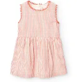 Boboli Vestido Sem Mangas Poplin Striped