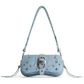 JW PEI Bolsa De Ombro Joy Denim Effect