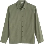 Seasalt Cornwall Camisa 'Yestin' verde / oliveira