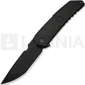 We Knife Navalha Capstan, Black Titanium, Black Stonewash