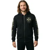 West Coast Choppers Moletom Com Fecho Gangscript