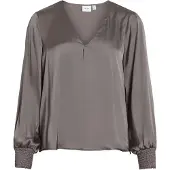 Vila Blusa 'VISOFIE' castanho