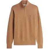 Tommy Hilfiger Suéter Com Meia-zíper Pima Org Ctn Mock