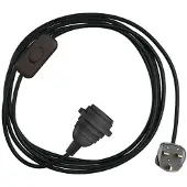 Creative Cables Porta-lâmpada Com Cabo Snakebis Shade Ready E14