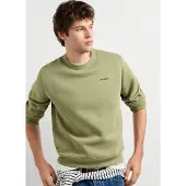 Pepe Jeans para homem. PM5800250 Moletom Jefferson Crew verde (XXL), Casual, Algodão