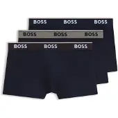 BOSS Boxers 'Power' navy / castanho / taupe / branco