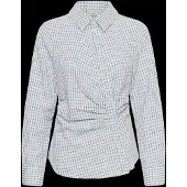 Kaffe Blusa 'KAiris' preto / esbranquiçado