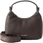 Calvin Klein Mala de ombro castanho escuro