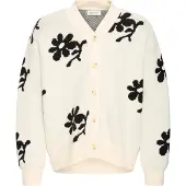 Casual Friday Casaco de malha 'CFDIA INTARCIA' creme / preto