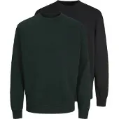 Jack & Jones Sweatshirt 'JJEBRADLEY' opal / preto