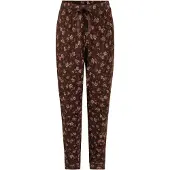 Hunkemoller Calças de pijama creme / castanho / oliveira / rosé