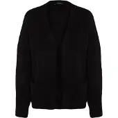 Trendyol Casaco de malha preto