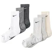 Nike Meias bege / cinzento / cinzento claro / cinzento escuro / branco
