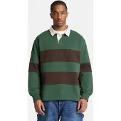 Timberland Sweatshirt verde escuro / preto / branco