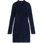Tommy Hilfiger Vestido de malha marinho / branco