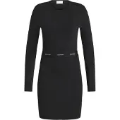Calvin Klein Jeans Vestido 'SENSUAL' preto / offwhite