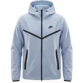Nike Casaco meia-estação azul claro / preto