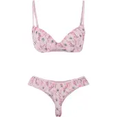 Trendyol Conjuntos de lingerie navy / rosa / rosa claro / branco