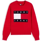 Tommy Hilfiger Pullover vermelho / preto / branco