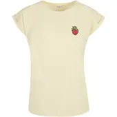 Urban Classics Camisa 'Strawberry' amarelo claro / verde / vermelho
