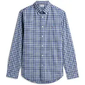 Tommy Hilfiger Camisa 'Flex' azul / vermelho vivo / preto / branco