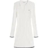 Tommy Hilfiger Vestido de malha branco