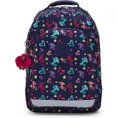 Kipling Mochila 'Class Room' navy / aqua / roxo / vermelho escuro