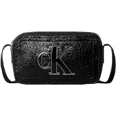Calvin Klein Mala de ombro preto / branco