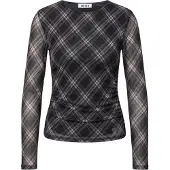 EDITED The Label Camisa 'Nyala' bege / cinzento