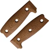 ESEE Handle scales Model 4 - 3D Micarta, marrom