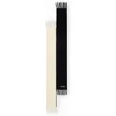 Desigual , Cachecol assimétrico bicolor, PoliÉSter, Preto, U