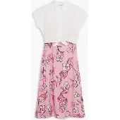 Desigual , Vestido 2 em 1, AlgodÃO, Vermelho, M