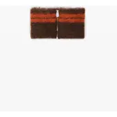 Desigual , cachecol de malha com fecho zip, Marrom, U