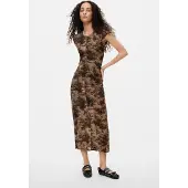 Desigual Vestido castanho claro / preto