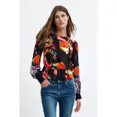 Desigual Blusa 'M. C. Lacroix' mistura de cores