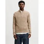 Jack & Jones Pullover 'JJPannel' cappuccino