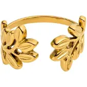 Purelei Anel 'Leaf' ouro