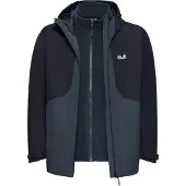Jack Wolfskin Casaco funcionais 'STONETRAIL 3IN1' azul noturno