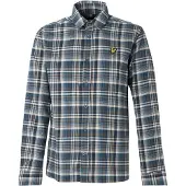 Lyle & Scott Camisa azul / branco