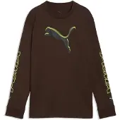 Puma Camisola 'STREET' chocolate / lima / petróleo