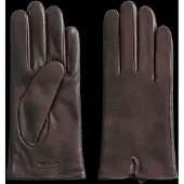 Gant para mulher. 4930079 Luvas de couro marrom (L), Clássico, Pele