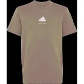 Adidas Camiseta De Manga Curta Slogan Single Jersey