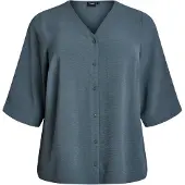 Zizzi Blusa 'Kikka' cinzento basalto