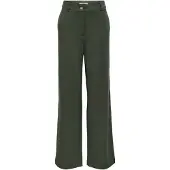 ONLY Calças 'ONLPOPTRASH-TAILORED' verde escuro
