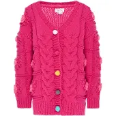 IZIA Casaco de malha rosa