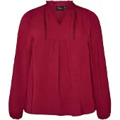 Zizzi Blusa vermelho