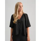 Peppercorn Top 'Bea' preto