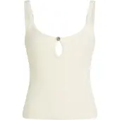 Karl Lagerfeld Top de malha creme