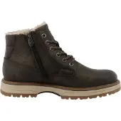 Tom Tailor Botas com atacadores cáqui